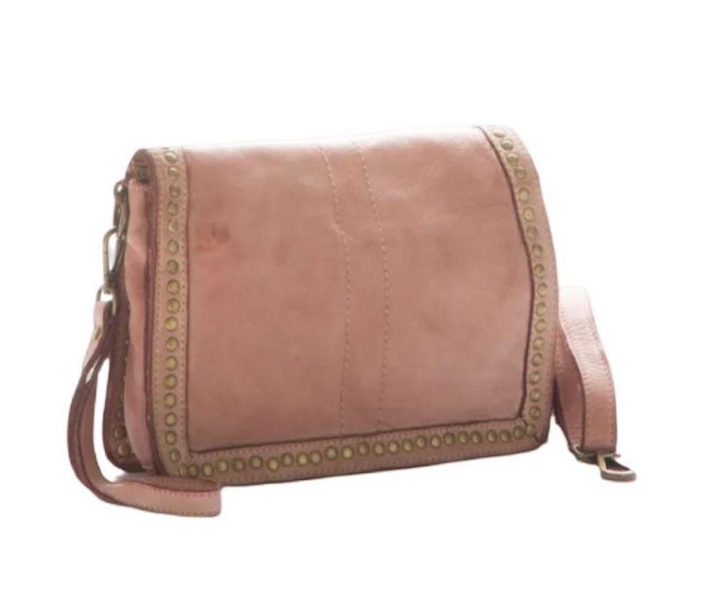BZNA Bag Gil Rosa Italy Designer Clutch Umhängetasche Damen Handtasche Schultertasche Tasche Leder Shopper Neu - B Z N A
