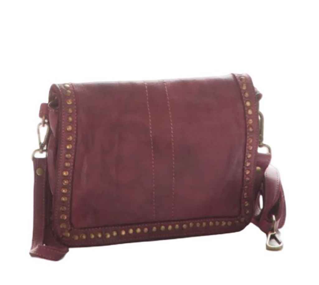 BZNA Bag Gil Bordeaux Italy Designer Clutch Umhängetasche Damen Handtasche Schultertasche Tasche Leder Shopper Neu
