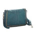 Load image into Gallery viewer, BZNA Bag Gil Petrol Italy Designer Clutch Umhängetasche Damen Handtasche Schultertasche Tasche Leder Shopper Neu - B Z N A
