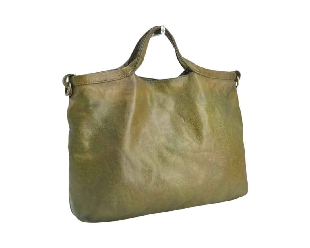 BZNA Bag Shopper Zoel Grün Designer Business Messenger Tasche Schultertasche