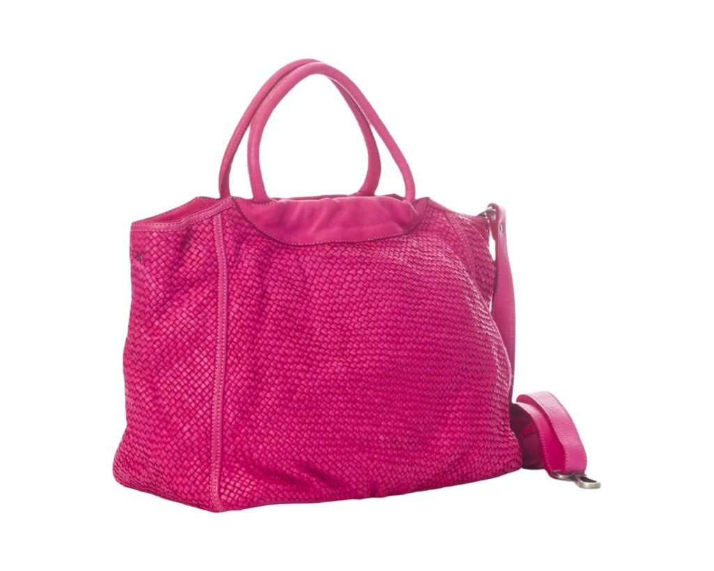BZNA Bag Madita Pink Italy Designer Damen Handtasche Schultertasche Tasche - B Z N A