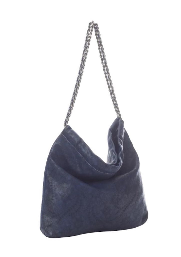 BZNA Umhängetasche Santi Blau Designer Beutel Handtasche Schultertasche - B Z N A