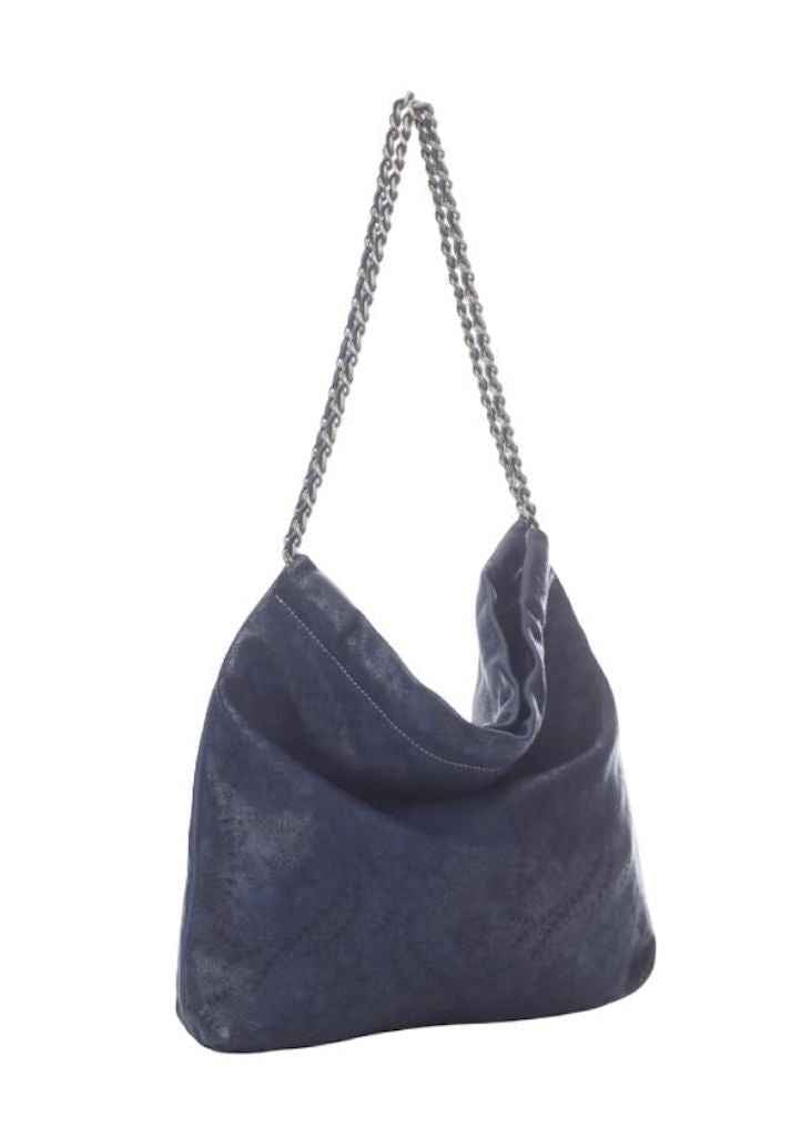 BZNA Umhängetasche Santi Blau Designer Beutel Handtasche Schultertasche