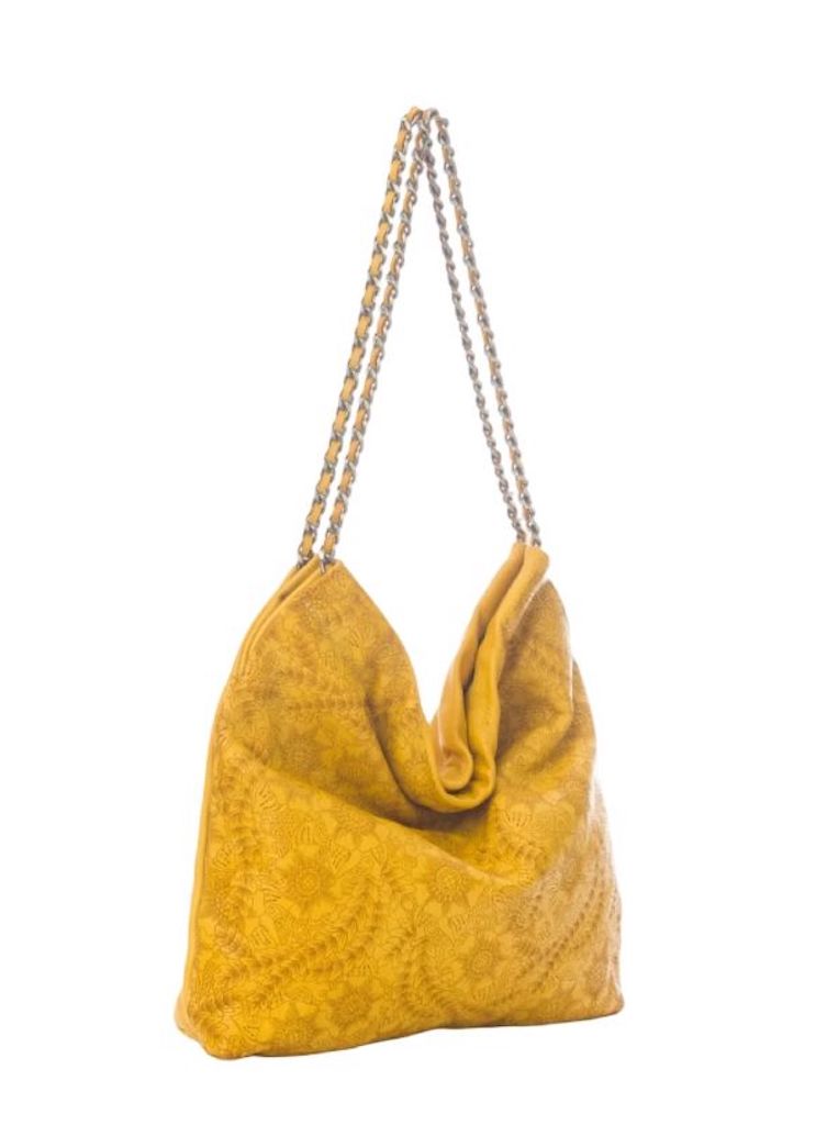 BZNA Umhängetasche Santi Gelb Designer Beutel Handtasche Schultertasche - B Z N A