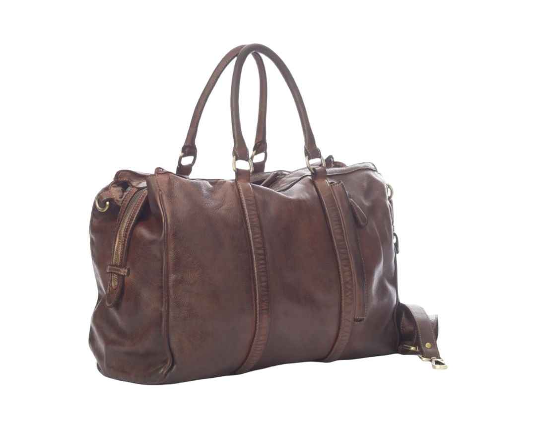 BZNA Bag Bea Braun Italy Designer Unisex Weekender Reise Tasche Handtasche Schultertasche Leder Shopper