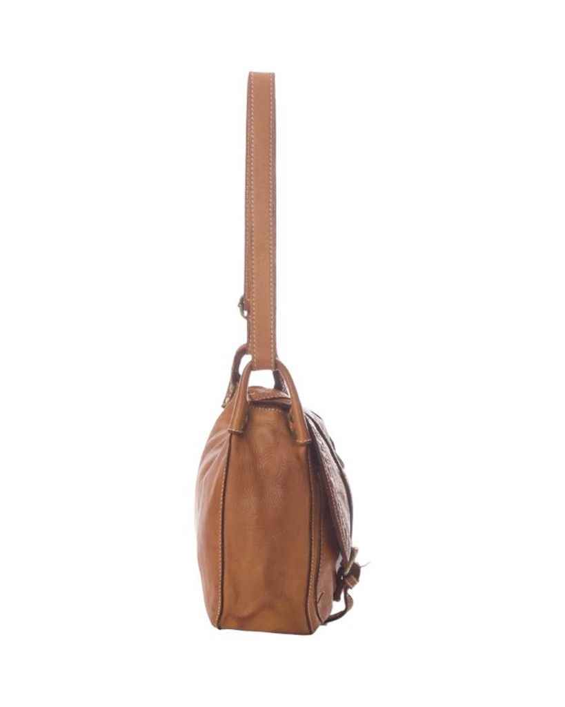 BZNA Bag Pauline Grau italy Designer Leder Schulter Ledertasche Umhänge Tasche