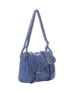 Lade das Bild in den Galerie-Viewer, BZNA Bag Pauline Denim Blau italy Designer Leder Schulter Ledertasche Umhänge Tasche - B Z N A
