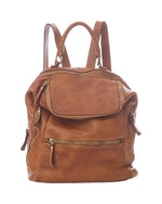 Lade das Bild in den Galerie-Viewer, BZNA Bag Ben Cognac Backpacker Designer Rucksack Damenhandtasche Schultertasche - B Z N A
