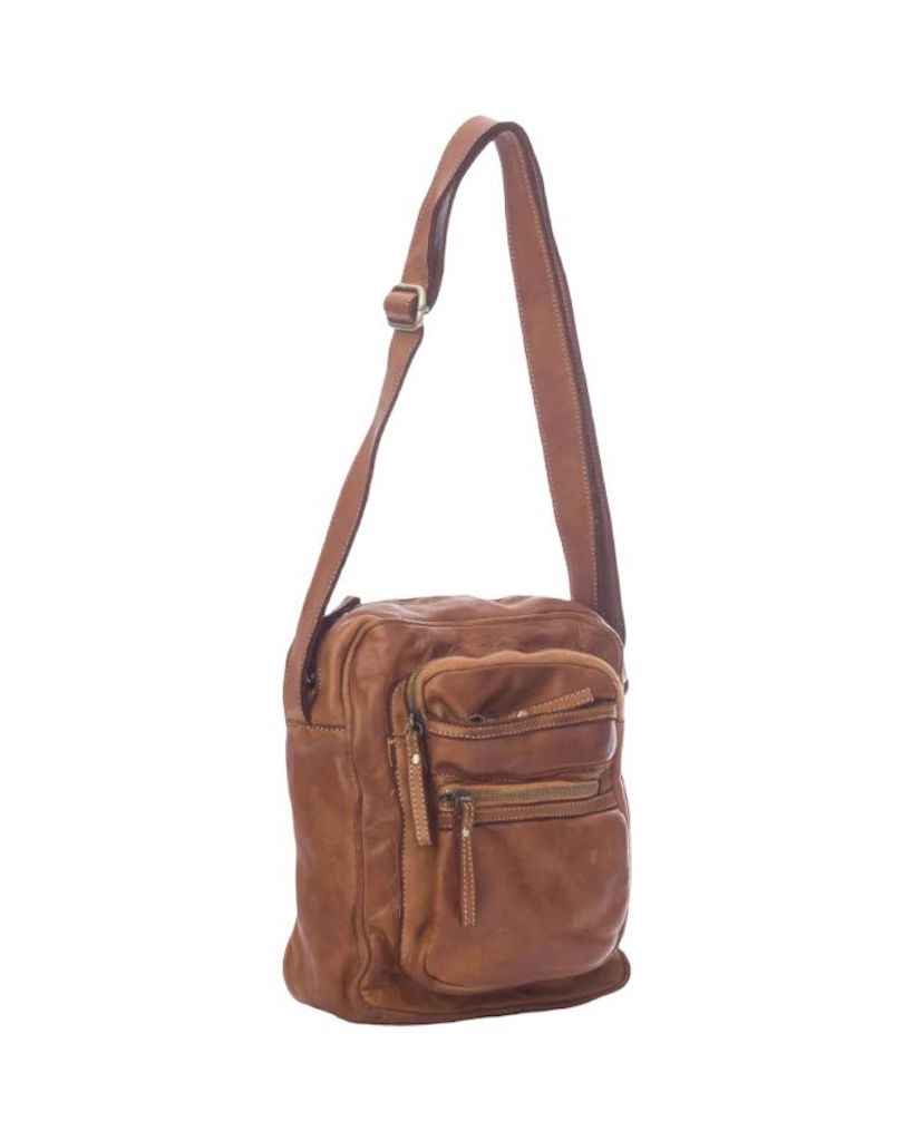 BZNA Bag Dejan Cognac Italy Designer Unisex Gürteltasche Umhängetasche Fanny Bag