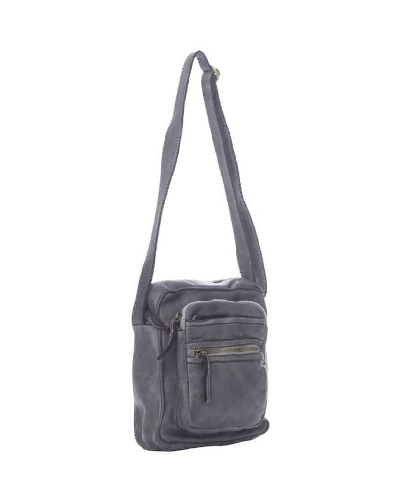 BZNA Bag Dejan Grau Italy Designer Unisex Gürteltasche Umhängetasche Fanny Bag