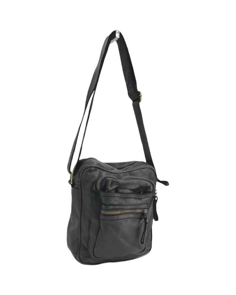 BZNA Bag Dejan Schwarz Italy Designer Unisex Gürteltasche Umhängetasche Fanny Bag