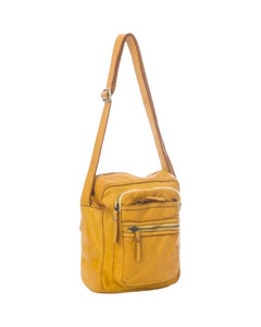 BZNA Bag Dejan Gelb Italy Designer Unisex Gürteltasche Umhängetasche Fanny Bag - B Z N A