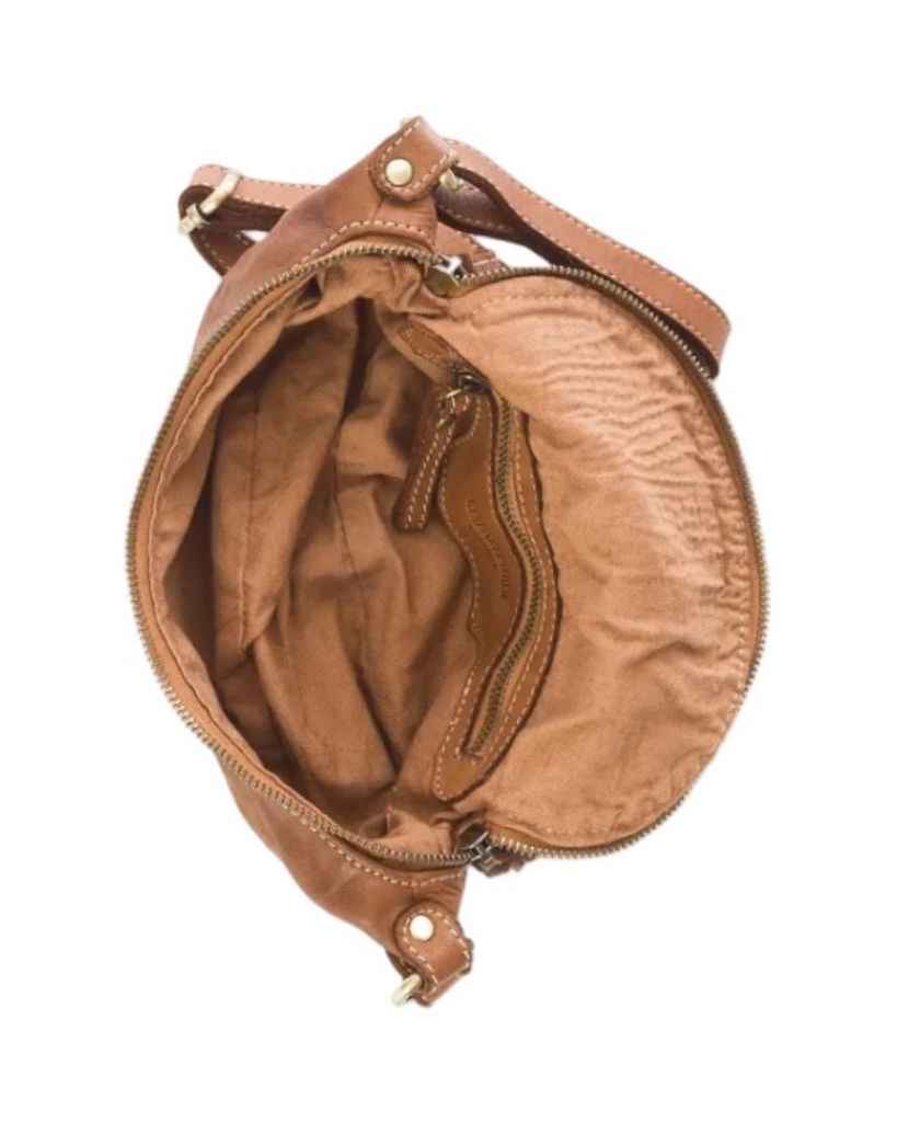 BZNA Bag Jutia Grau Italy Designer Umhängetasche Fanny Bag Schultertasche Tasche Leder Neu