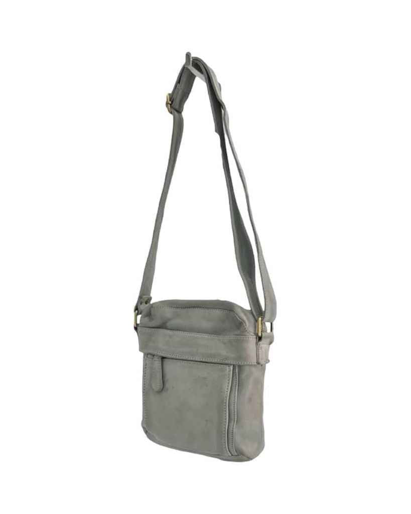 BZNA Bag Damla Grau Italy Designer Unisex Gürteltasche Umhängetasche Fanny Bag