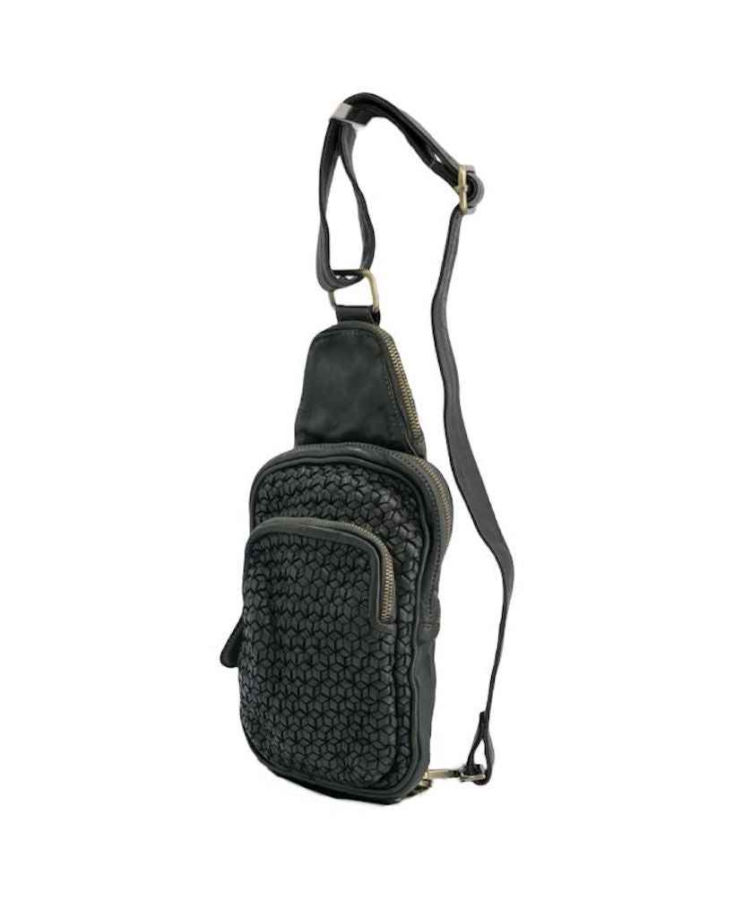 BZNA Bag Sahra Schwarz Italy Designer Gürteltasche Bauchtasche Fanny Bag