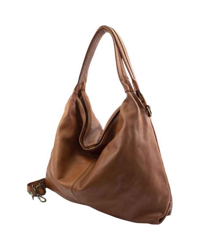 BZNA Bag Bella Schwarz Italy Designer Handtasche Schultertasche Tasche Leder Neu