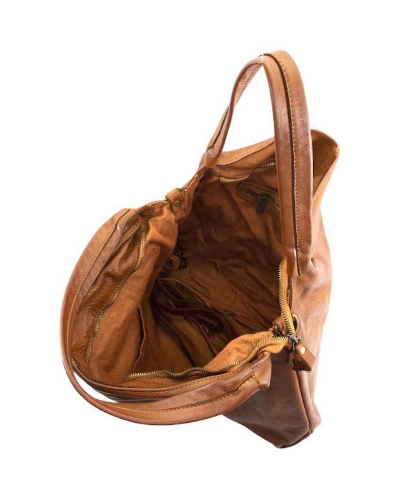 BZNA Bag Bella Schwarz Italy Designer Handtasche Schultertasche Tasche Leder Neu