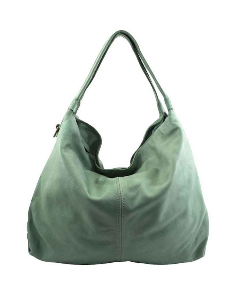 BZNA Bag Bella Grün Italy Designer Handtasche Schultertasche Tasche Leder Neu