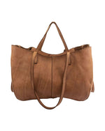 Load image into Gallery viewer, BZNA Bag Santa Cognac Italy Designer Shopper Handtasche Ledertasche Schultertasche Tasche Leder Shopper Neu

