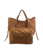 Load image into Gallery viewer, BZNA Bag Santa Cognac Italy Designer Shopper Handtasche Ledertasche Schultertasche Tasche Leder Shopper Neu
