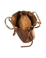 Load image into Gallery viewer, BZNA Bag Santa Cognac Italy Designer Shopper Handtasche Ledertasche Schultertasche Tasche Leder Shopper Neu
