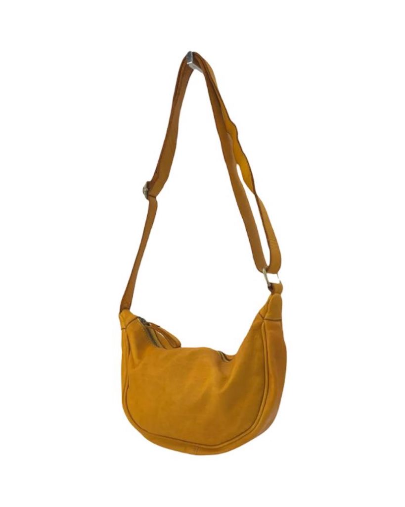 BZNA Bag Salma Gelb Italy Designer Umhängetasche Fanny Bag Schultertasche Tasche Leder Neu - B Z N A