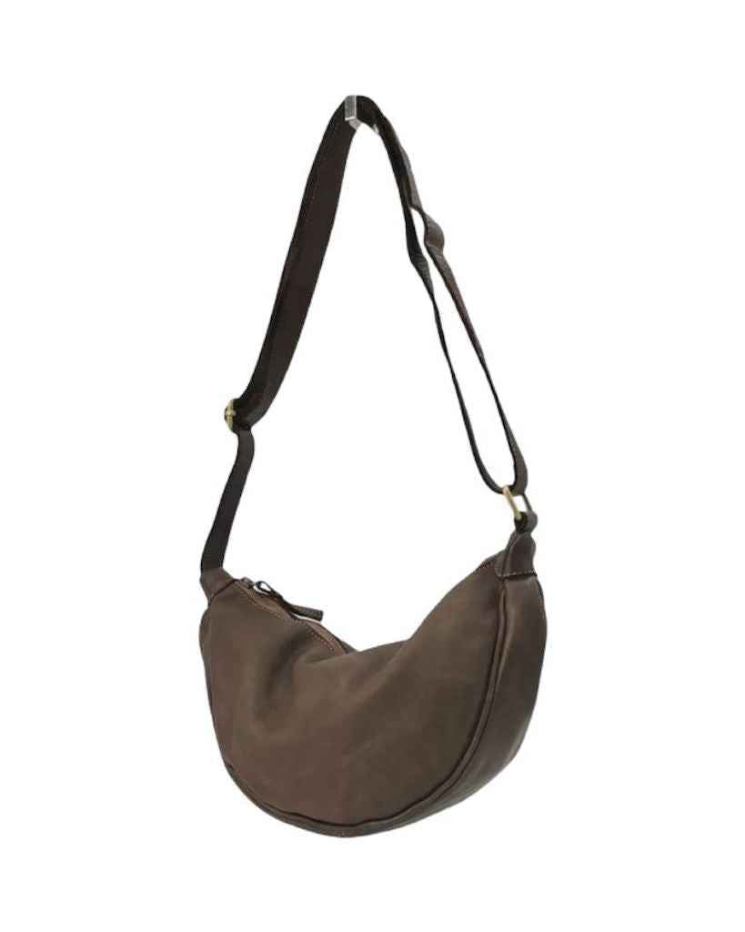 BZNA Bag Salma Braun Italy Designer Umhängetasche Fanny Bag Schultertasche Tasche Leder Neu