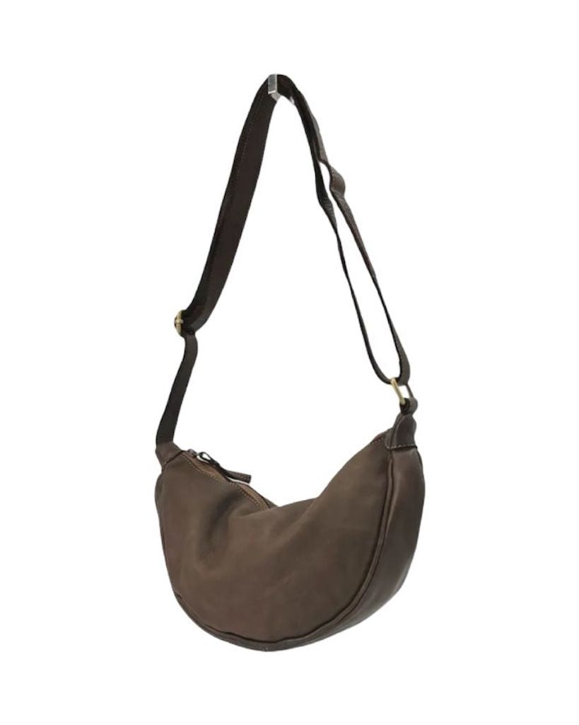BZNA Bag Salma Braun Italy Designer Umhängetasche Fanny Bag Schultertasche Tasche Leder Neu - B Z N A