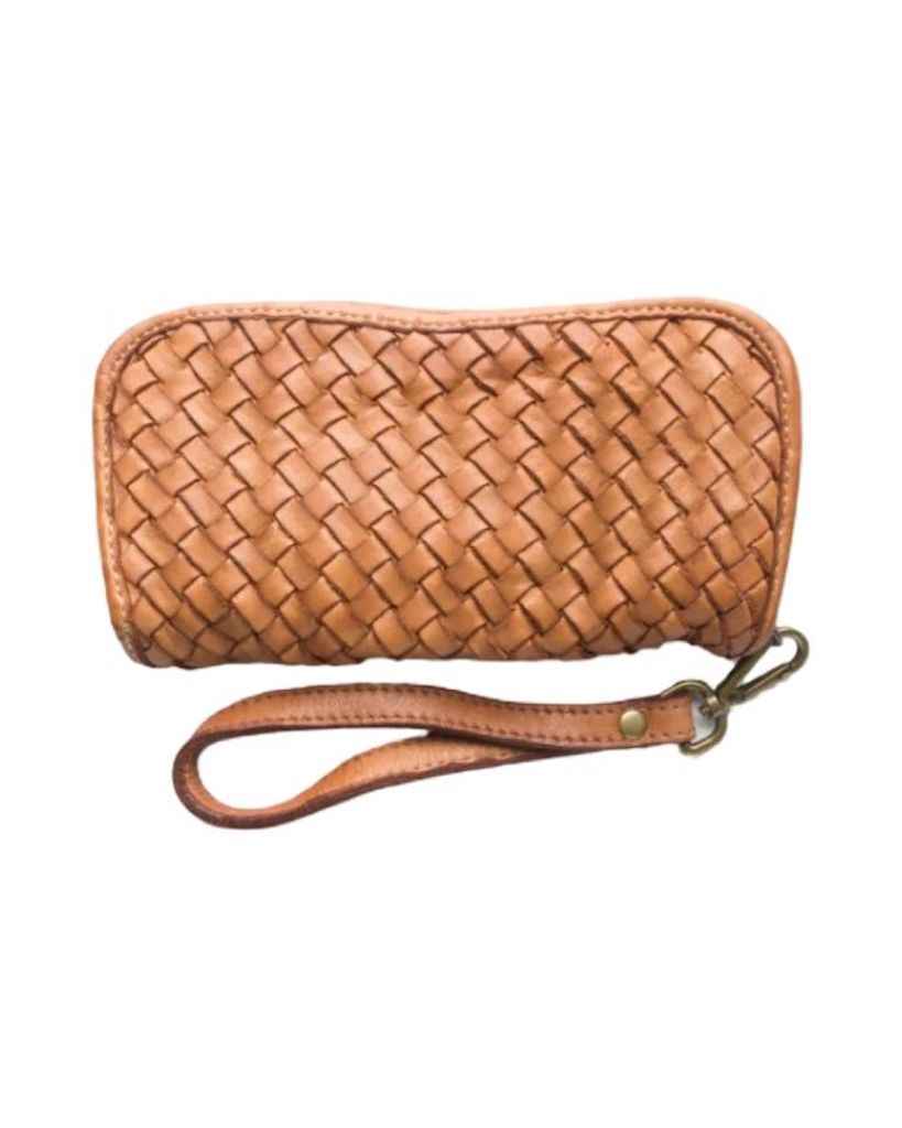 BZNA Berlin Mira cognac Wallet sheep Leather Leder Portemonnaie Geldbörse Clutch