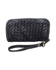 BZNA Berlin Mira Schwarz Wallet Leather Leder Portemonnaie Geldbörse Clutch - B Z N A
