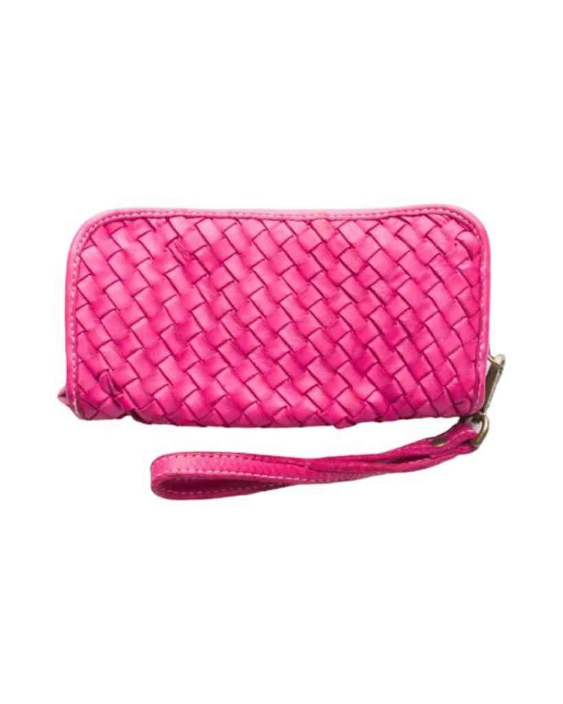 BZNA Berlin Mira Pink Wallet Leather Leder Portemonnaie Geldbörse Clutch