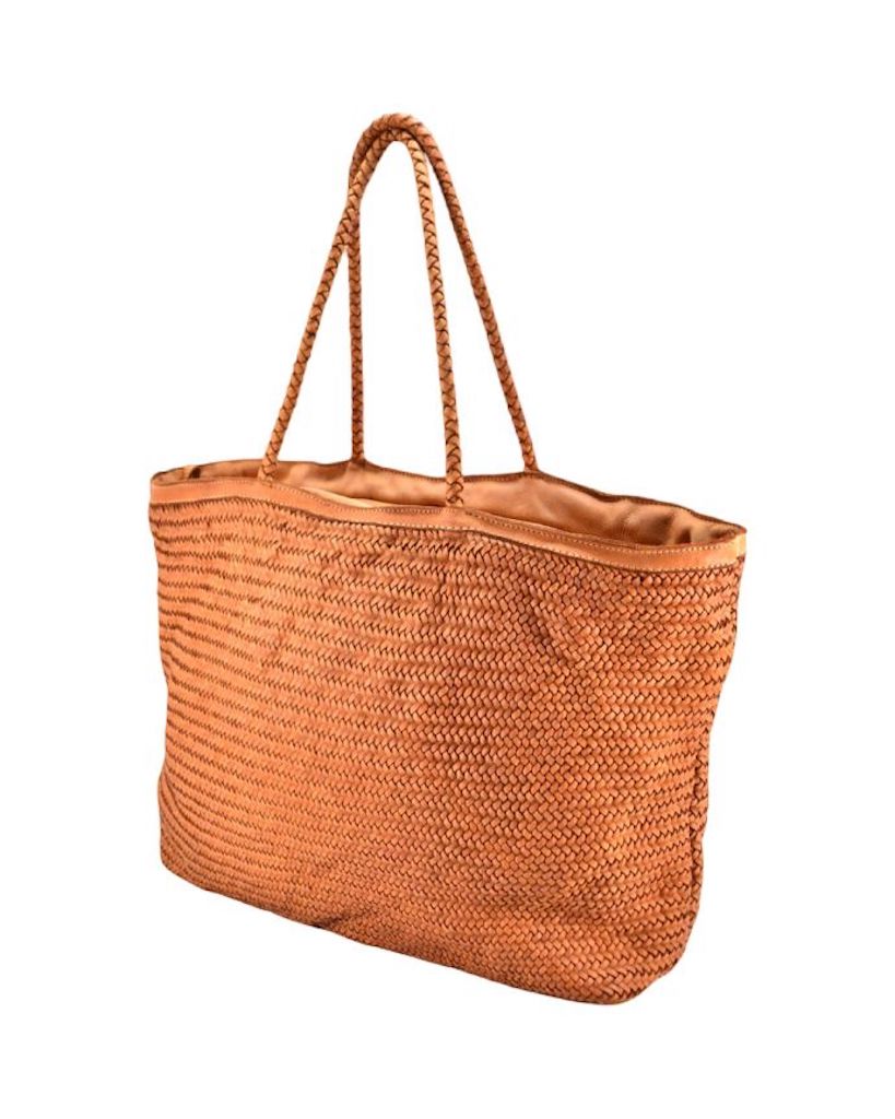 BZNA Bag Jasmina Gelb Italy Damen Shopper Handtasche Schultertasche Tasche Leder - B Z N A