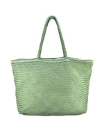 Lade das Bild in den Galerie-Viewer, BZNA Bag Jasmina Salvia Grün Italy Damen Shopper Handtasche Schultertasche Tasche Leder - B Z N A
