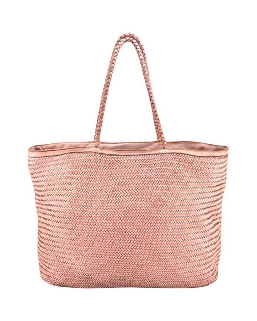 BZNA Bag Jasmina Rose Italy Damen Shopper Handtasche Schultertasche Tasche Leder