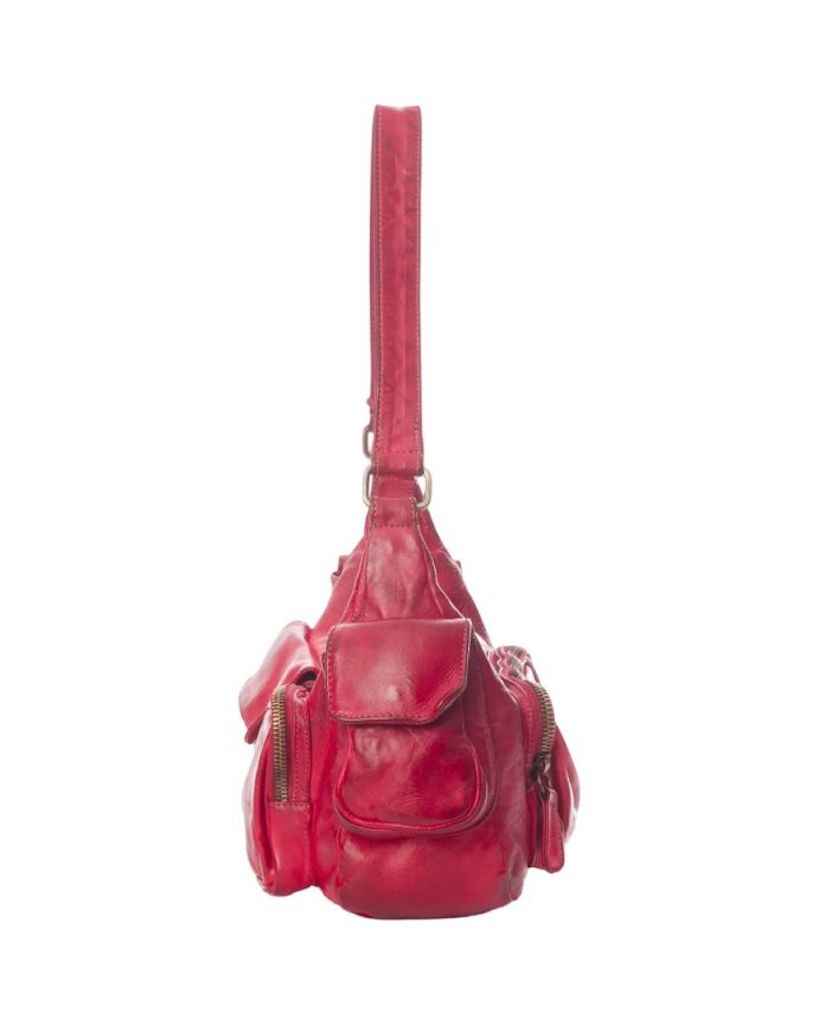 BZNA Bag Fee Wine Rot Italy Designer Umhängetasche Ledertasche Schultertasche Tasche Leder Neu