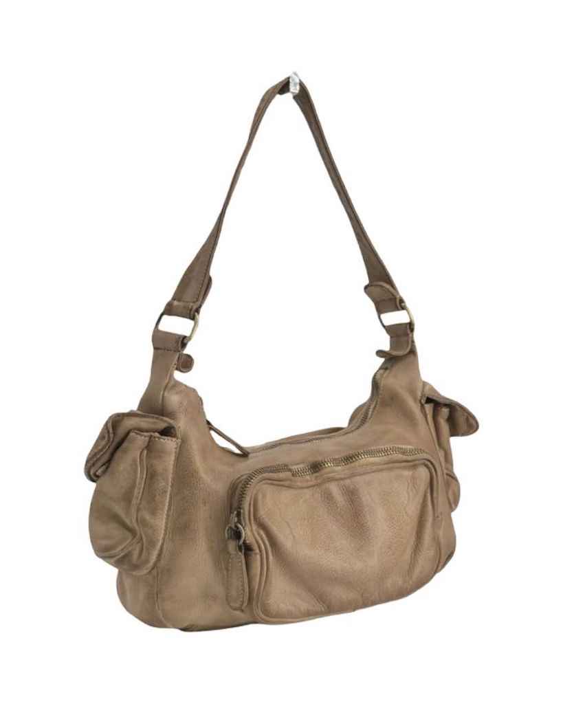 BZNA Bag Fee Noce Walnut Italy Designer Umhängetasche Ledertasche Schultertasche Tasche Leder Neu