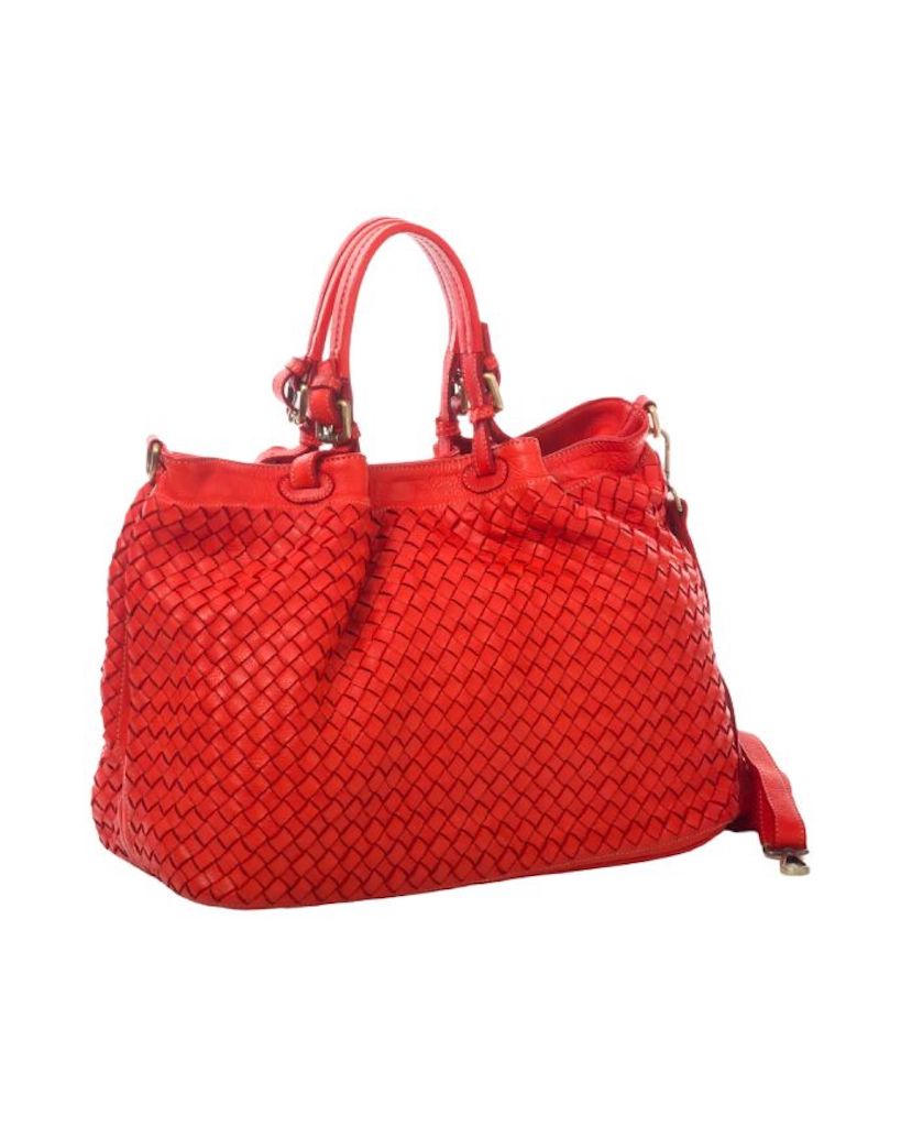 BZNA Bag Fina small Rot Italy Designer Damen Handtasche Schultertasche Tasche Shopper Neu - B Z N A