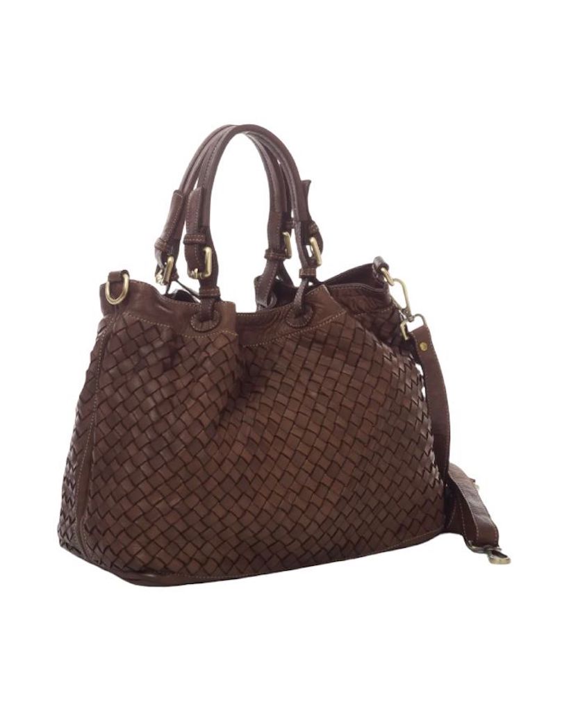 BZNA Bag Fina small Bordeaux Italy Designer Damen Handtasche Schultertasche Tasche Shopper Neu (Kopie) - B Z N A