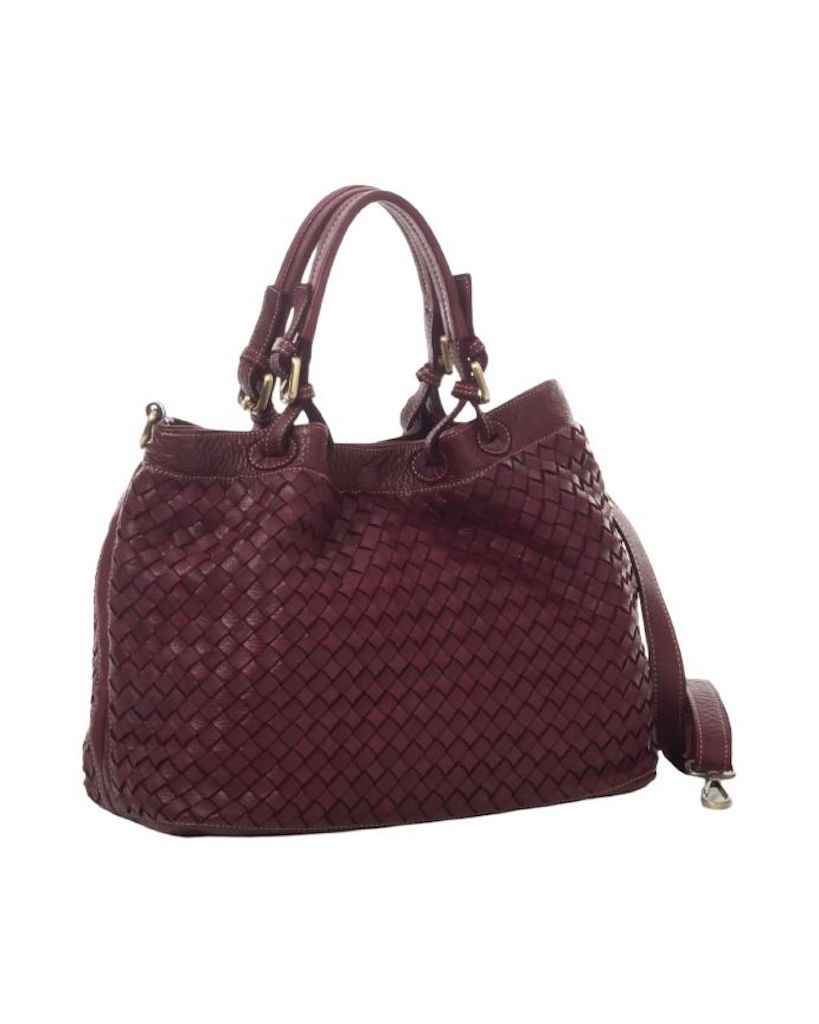 BZNA Bag Rene Bordeaux Italy Designer Damen Handtasche Schultertasche Tasche Shopper Neu