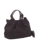 Lade das Bild in den Galerie-Viewer, BZNA Bag Kim Schwarz Italy Designer geflochten Damen Handtasche Schultertasche Tasche Leder Shopper - B Z N A
