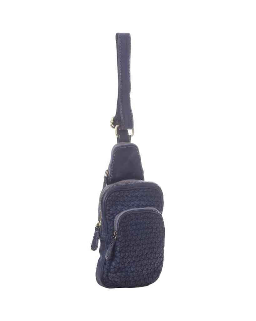 BZNA Bag Sahra Blau Italy Designer Gürteltasche Bauchtasche Fanny Bag