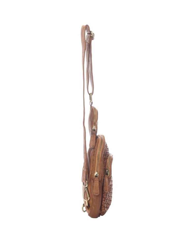 BZNA Bag Sahra Braun Italy Designer Gürteltasche Bauchtasche Fanny Bag