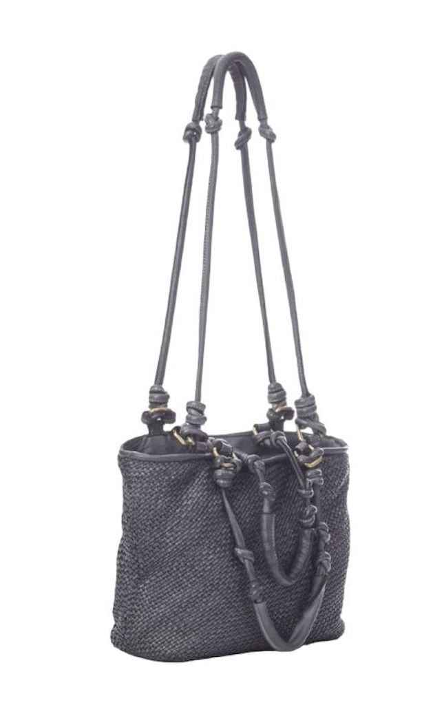 BZNA Umhängetasche Sienna Grau Designer Beutel Handtasche Schultertasche