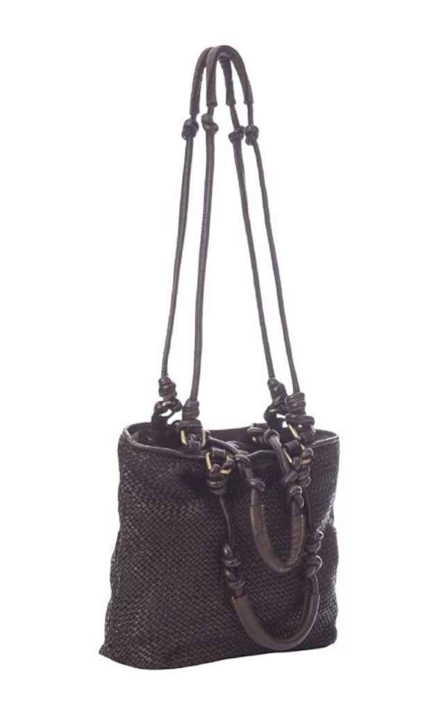 BZNA Umhängetasche Sienna Braun Designer Beutel Handtasche Schultertasche