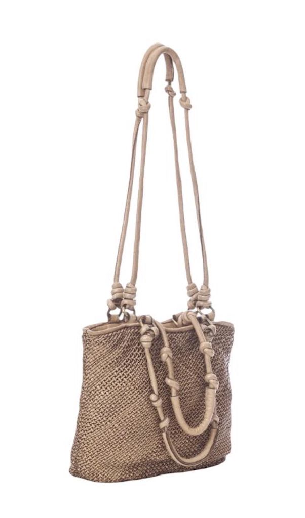BZNA Umhängetasche Sienna Beige Designer Beutel Handtasche Schultertasche - B Z N A