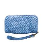 Lade das Bild in den Galerie-Viewer, BZNA Berlin Mira Denim Blau Wallet  Leather Leder Portemonnaie Geldbörse Clutch - B Z N A

