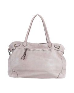 BZNA Bag Mila Beige vintage Italy Designer Business Damen Handtasche Ledertasche Schultertasche Tasche Leder Shopper Neu - B Z N A