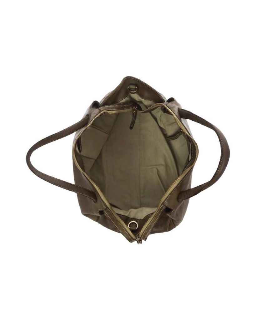 BZNA Bag Diana Taupe Italy Designer Damen Handtasche Schultertasche Tasche Leder Neu