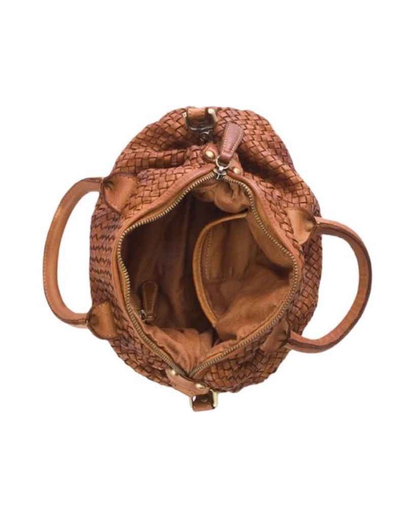 BZNA Bag Bianca Gelb Italy Designer Damen Handtasche Schultertasche Tasche