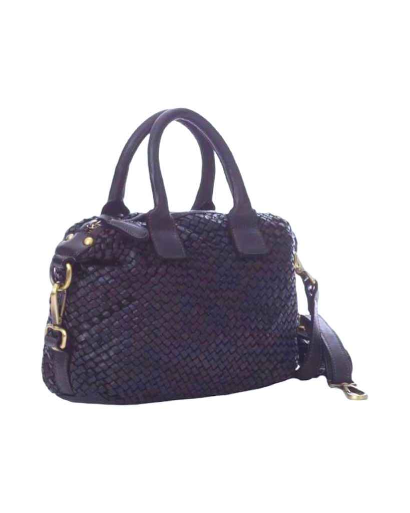BZNA Bag Bianca Blau Italy Designer Damen Handtasche Schultertasche Tasche